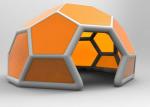 Outdoor Orange Inflatable Party Tent , Blow Up Event Tent Digital Printing