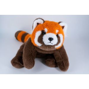 30cm Simulation Stuffed Toys Prone Posture Red Panda Plush Doll Suspension