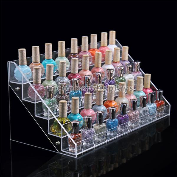 Buy cheap Pure Acrylic Nail Polish Counter Display Racks For Makeup Store Promotional from wholesalers