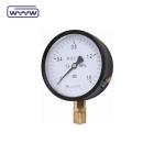 good price black steel case bourdon tube 100mm pressure gauge ms case brass