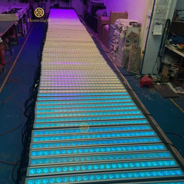 24*3W RGB 3in1 Building Wash Light Waterproof Outdoor Wall Washer Lights For