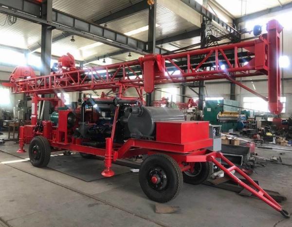 Buy cheap Portable Trailer Mounted Water Well Drilling Rigs For 100-500m Depth from wholesalers