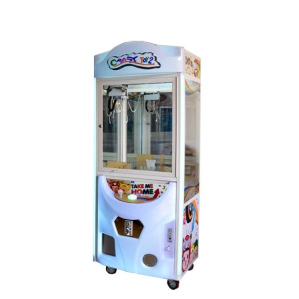 Buy cheap Crazy Toy 2 Arcade Games Claw Machine , Wooden Frame Toy Grabber Machine from wholesalers