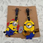 Fashionable Custom Soft PVC Silicone Rubber Label and Luggage Tag