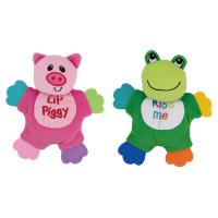 Buy cheap BPA Free Toddler Teether Infant Baby Toys Plush Teething Animal Food Grade product
