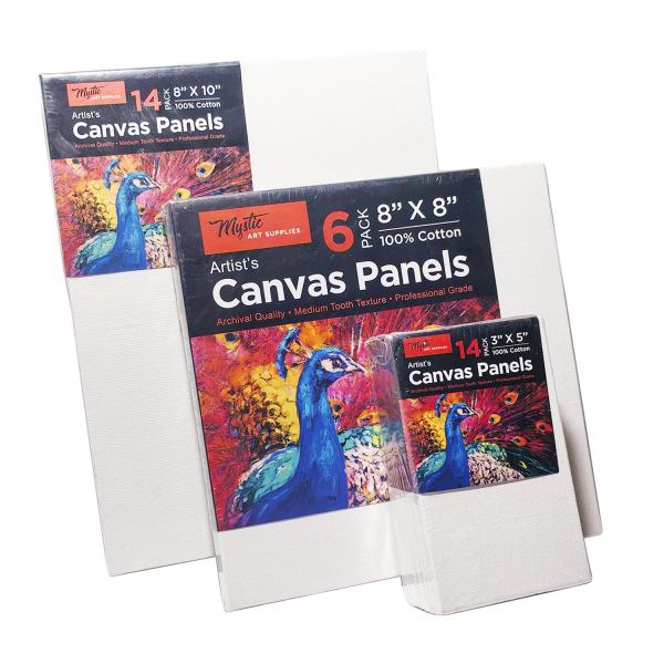 Buy cheap 100% Cotton Painting Canvas Panel With Pine Wood Cradled Paint Boards Lightweight from wholesalers