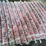 120gsm 75d Peach Twill Fabric , Printed Polyester Sublimation Fabric