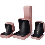 Customized LED Luxury Jewelry Box Packaging For Rings Necklaces Bracelets
