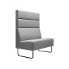 Buy cheap Fast Food / Cafe / Restaurant Booth Seating Fabric Sofa With High Back Desgin from wholesalers