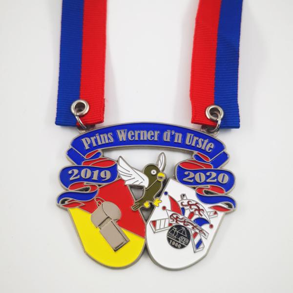 Buy cheap Zinc Alloy Silver Plated Carnival Medal Soft Enamel Colors 2.0mm Thickness from wholesalers