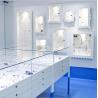 Buy cheap European Style Jewelry Display Showcase White Various Shapes With Led Light from wholesalers