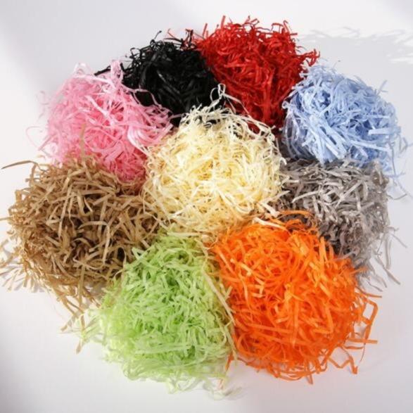 Buy cheap Colorful Shredded Tissue Paper Packaging Raffia Paper Gift Packaging Material from wholesalers
