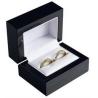 Buy cheap Eco Friendly Jewelry Wooden Box Food Grade Lacquer For Wedding Double Rings from wholesalers