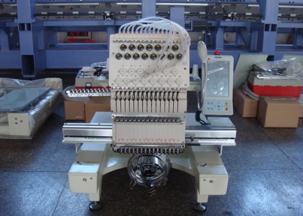 Buy cheap Jackets Towels Bags Single Head Embroidery Machine , Industrial Embroidery Sewing Machine With 15 Needles from wholesalers