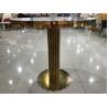 Buy cheap Good Load Bearing 80cm Marble Metal Coffee Table from wholesalers