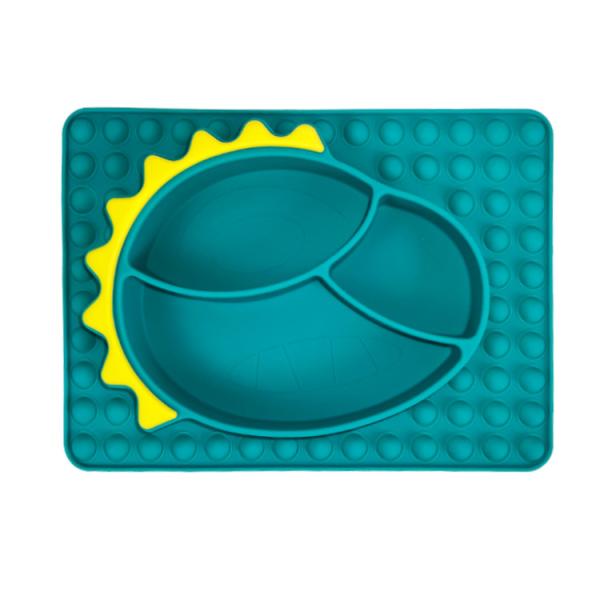 Buy cheap Toddlers Silicone Dinosaur Suction Plate Bowl Baby Feeding Food Grade from wholesalers