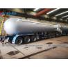 Buy cheap 3 Axles 49100L Q370R Tank Semi Trailer For Liquid Ammonia Transport from wholesalers