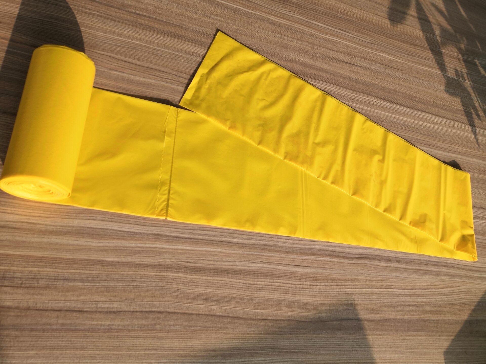 Disposable Plastic Garbage Bags High Density Or Low Density Polyethylene Material