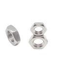Buy cheap Powder Coating DIN 439 Nut , OEM Extra Thin Heavy Hex Jam Nut from wholesalers
