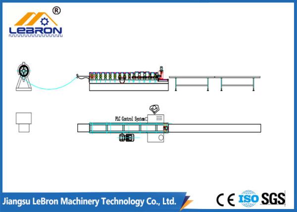 Buy cheap G340 - 550Mpa Supermarket Storage Rack Roll Forming Machine 14 Stations from wholesalers