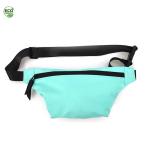 Solid Green Journey GRS RPET Waist Bag Custom Eco Friendly Outdoor
