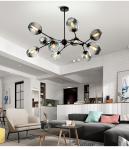 Nordic Glass Gold LED Chandelier Lighting Home Decoration Light lustre(WH-MI-431