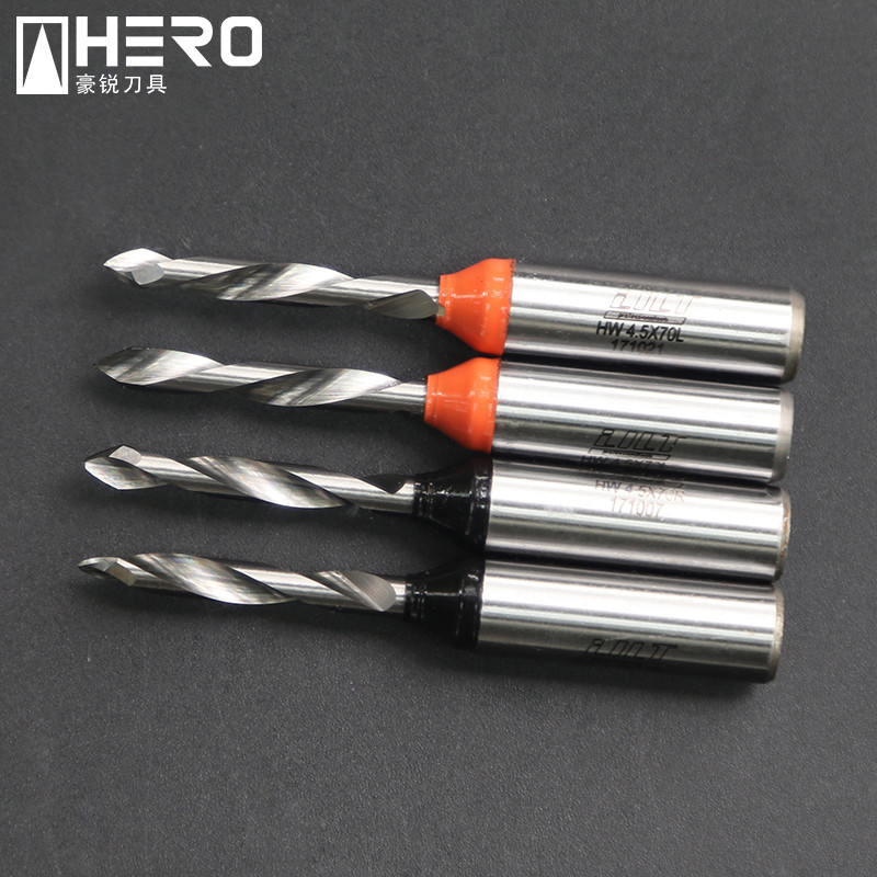 Plywood Through Hole Drilling Solid Carbide Head Super Abrasion No Burrs