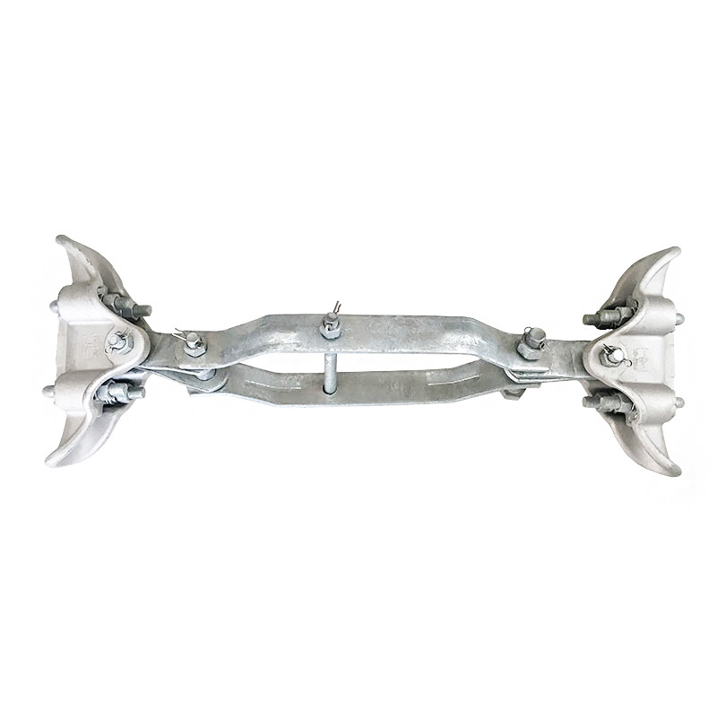 Suspension Clamps For Twin Jumper Conductor Electric Power Fittings High Voltage