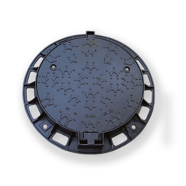 Buy cheap Round D400 Manhole Cover , 640mm Ductile Iron Highway Road Manhole Cover from wholesalers