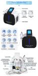 Hydra Dermabrasion Machine 200W Diamond Peeling Microdermabrasion Machine 8 In 1