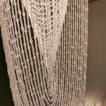 Luxury Stair Chandelier Lighting Crystal Tassel Indoor Lighting Restaurant Lobby