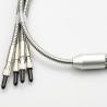 Buy cheap Y 1×4 Stainless Steel Laser Armored Fiber Optic Cable SMA905 High Power from wholesalers