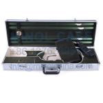 Custom Size Logo Factory Price Silver Aluminum Violin Flight Case