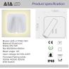 Buy cheap Modern bias light led headboard reading wall light 3W hotel bedside reading wall light from wholesalers