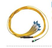 Quality DONGWE MPO LC Roundness Fanout Patch Cord for sale