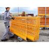 Buy cheap Q235 Steel Mesh Edge Protection Fencing With Toeboard For Building from wholesalers