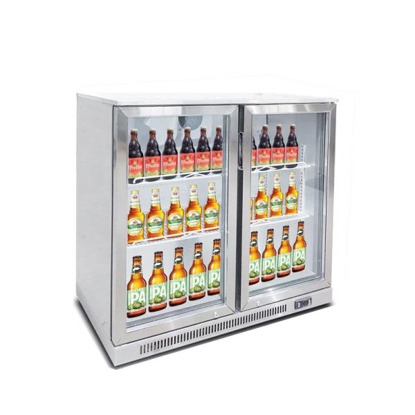 Buy cheap 2 Glass Doors Counter Top Display Beer Cooler from wholesalers