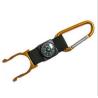 Buy cheap New promotional accessory keychain carabiner with short lanyard and compass for sports from wholesalers