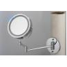 Buy cheap LED makeup mirror light double sided battery charge 1X/5X magnifying wall mounted mirror from wholesalers