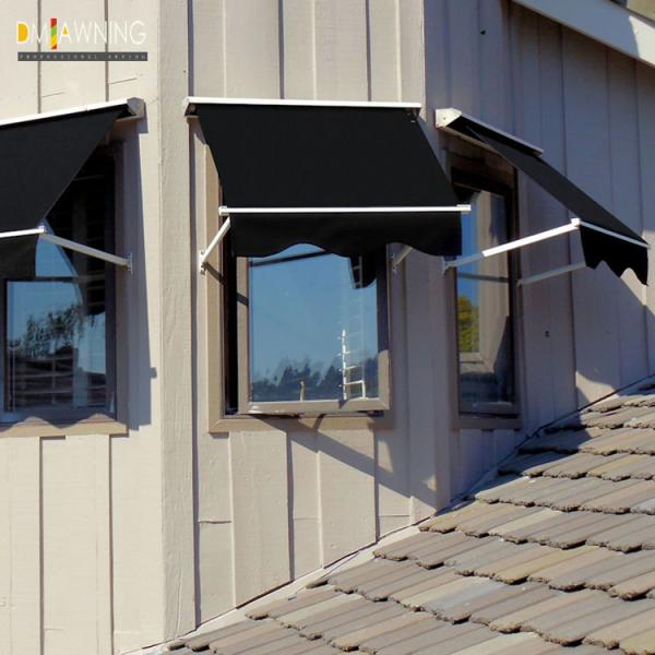 Buy cheap Aluminium Retractable Window Awnings Polyester Acrylic Drop Arm Awnings from wholesalers