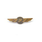 Antique Bronze Brooch Accessories 777 Pilot Memorabilia Angel Wing Brooch