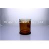 Buy cheap sparyed color glass jar with lid for wholesale from wholesalers