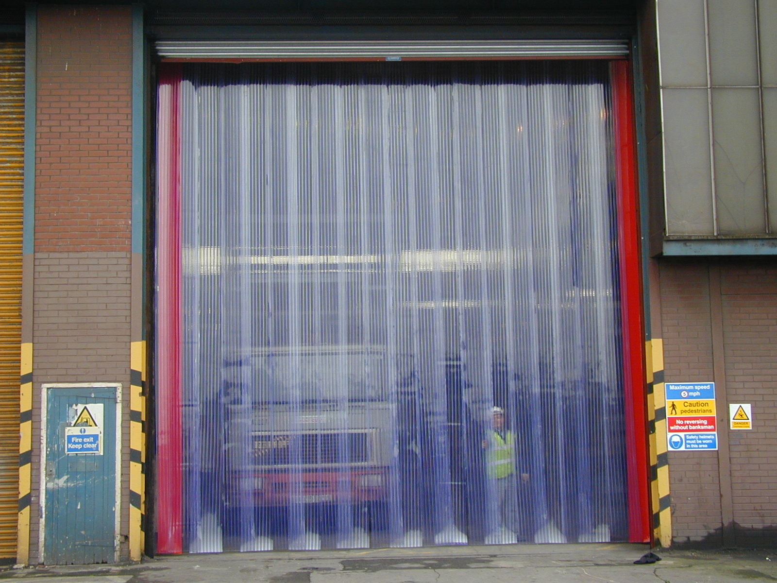 ISO Fast Action Roller Shutter Doors , PVC Large loading bay Door