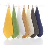 Custom Embroidery Logo 100% Cotton White Bath Hand Face Towel Set for Luxury 5