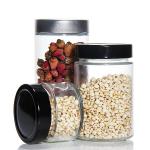 Pickle Spice Glass Storage Jars Food Container 500Ml 750ml With Bamboo Lids
