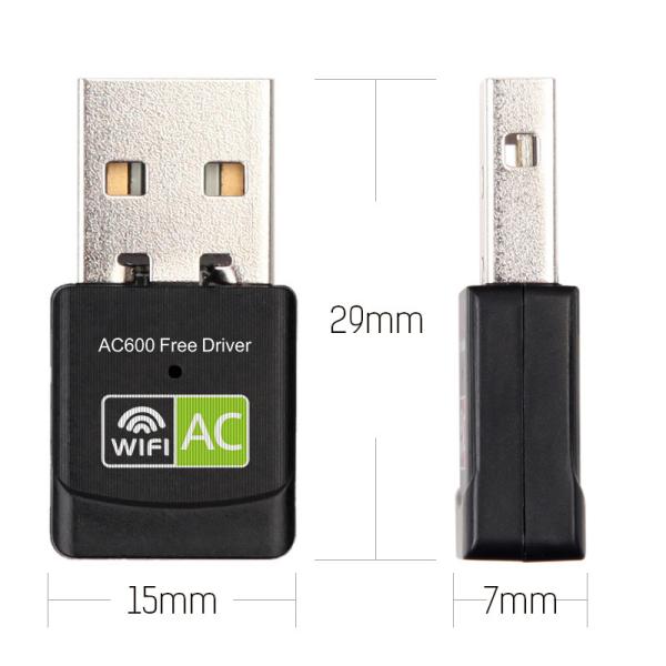 Buy cheap IEEE802.11ac/Nc USB Wireless Dongle 2.4g 5g Dual Band Usb Adapter 600mbps from wholesalers