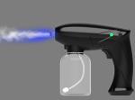Electric Wireless Atomization Disinfection Gun Handheld Blue Usb Rechargeable