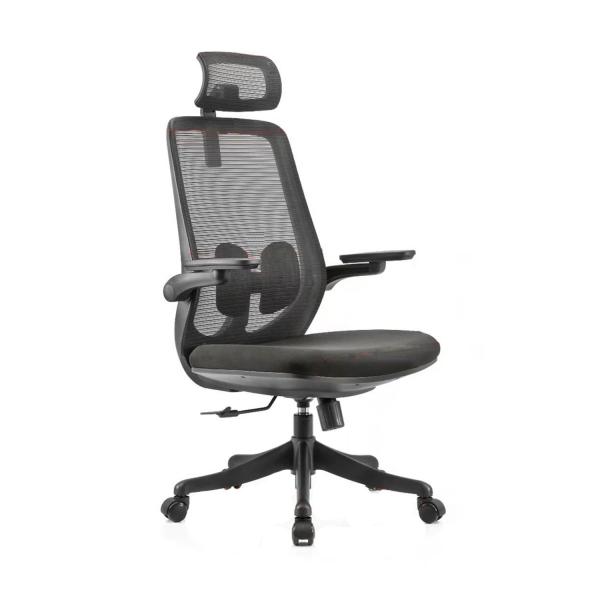 Buy cheap Height Adjustable Mesh Office Executive Chair 2D Armrest Ergonomic Cadeira de escritorio from wholesalers