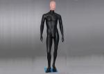 Fiberglass Full Body Men's Shop Display Mannequin With Iron Wire Head Eco