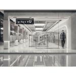Metal Clothing Shop Display Furniture Veneered Surface